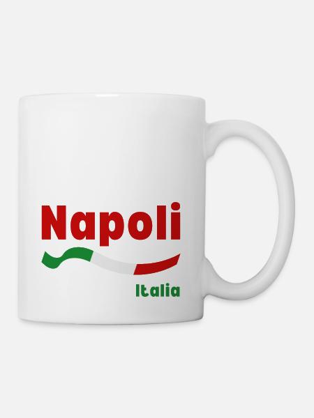 Napoli, Italia // Retro Italian Region Design - Coffee/Tea Mug - white