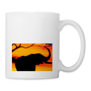 Elephant - Coffee/Tea Mug - white - Right