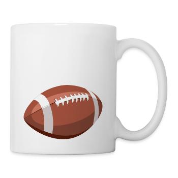 American ball - Coffee/Tea Mug - white - Right