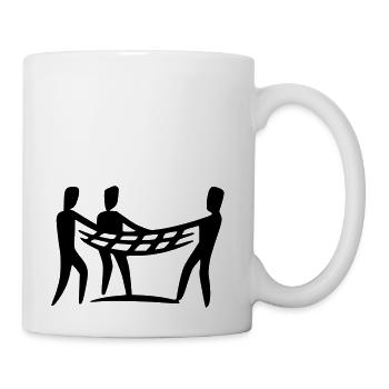 safe net - Coffee/Tea Mug - white - Right