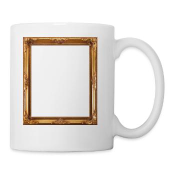 Golden Picture Frame - Coffee/Tea Mug - white - Right
