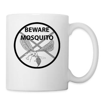 beware mosquito - Coffee/Tea Mug - white - Right