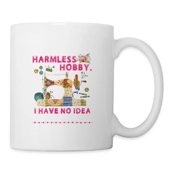Quilting Saying Sewing Quote Quilt Hobby Graphic - Coffee/Tea Mug - white - Right