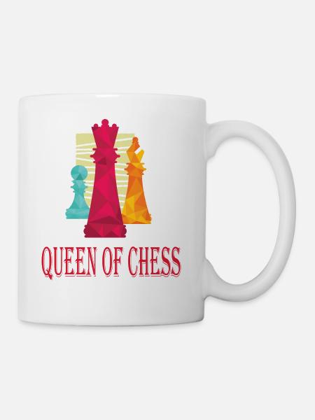 Chess Queen Of Chess - Coffee/Tea Mug - white