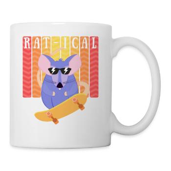 Rat Ical Rad Rat - Coffee/Tea Mug - white - Right