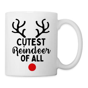 Cutest Reindeer of All - Coffee/Tea Mug - white - Right