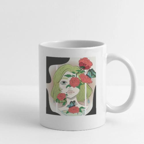 Girl with Rose Vine - Coffee/Tea Mug