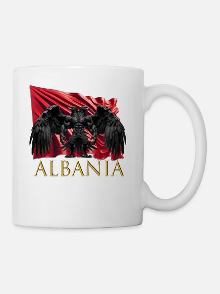 ALBANIA - Coffee/Tea Mug - white