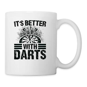 Darts Dart Player - Coffee/Tea Mug - white - Right