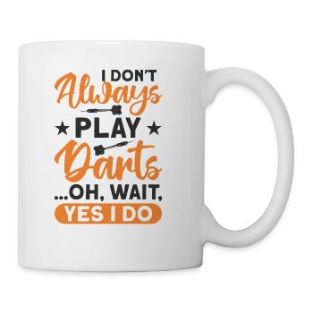 Darts Dart Player - Coffee/Tea Mug - white - Right