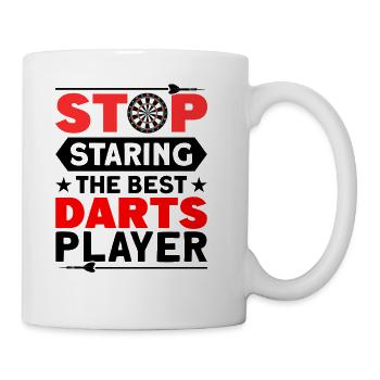 Darts Dart Player - Coffee/Tea Mug - white - Right