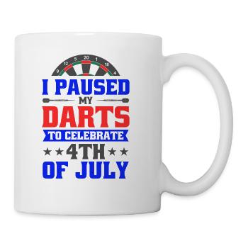 Darts Dart Player - Coffee/Tea Mug - white - Right