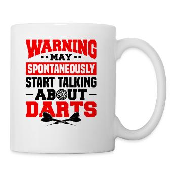 Darts Dart Player - Coffee/Tea Mug - white - Right