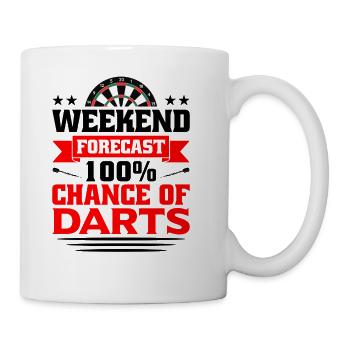 Darts Dart Player - Coffee/Tea Mug - white - Right