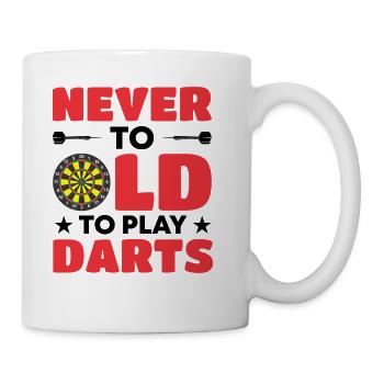 Darts Dart Player - Coffee/Tea Mug - white - Right