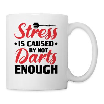 Darts Dart Player - Coffee/Tea Mug - white - Right