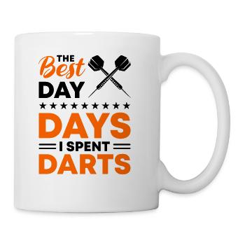 Darts Dart Player - Coffee/Tea Mug - white - Right