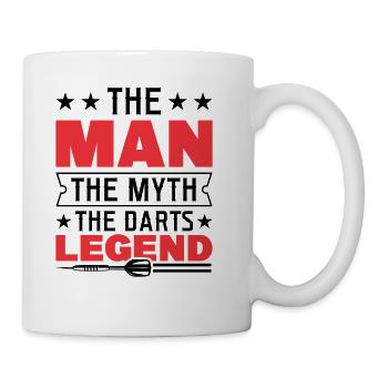 Darts Dart Player - Coffee/Tea Mug - white - Right