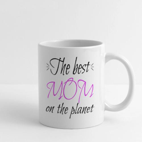 The Best Mom on the Planet - Black Print and Decor - Coffee/Tea Mug