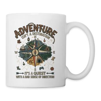 Adventure Quest Compass - Coffee/Tea Mug - white - Right