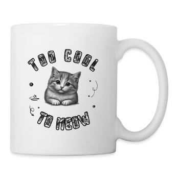 Kitten in a Cosmic Ring - Coffee/Tea Mug - white - Right
