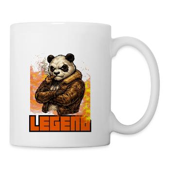 Legend Panda Streetwear Graphic Tee - Coffee/Tea Mug - white - Right