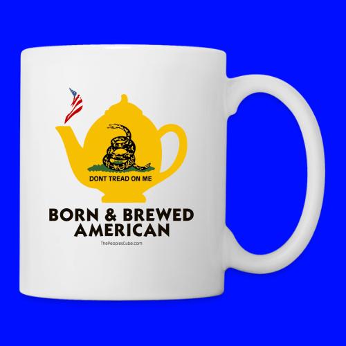 Tea Pot - Born & Brewed on light - Coffee/Tea Mug