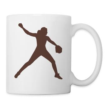 Softball - Coffee/Tea Mug - white - Right