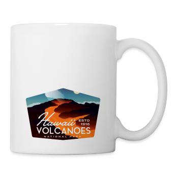 Volcanoes Hawaii 1916 National Park - Coffee/Tea Mug - white - Right