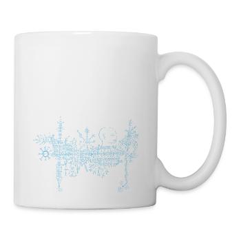 COSMIC VEHICLE dissolving ego - Coffee/Tea Mug - white - Right