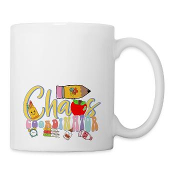 Chaos coordinator - Coffee/Tea Mug - white - Right