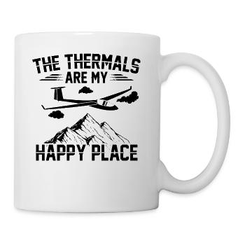 Glider | Glider Flying Pilot Gifts - Coffee/Tea Mug - white - Right
