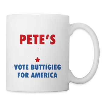 For Pete s Sake Vote Buttigieg - Coffee/Tea Mug - white - Right