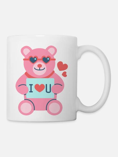 40 love teddy - Coffee/Tea Mug - white