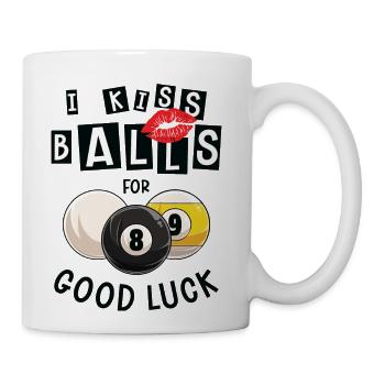 Pocketologist Billiards Pool Billiard 8 Ball - Coffee/Tea Mug - white - Right