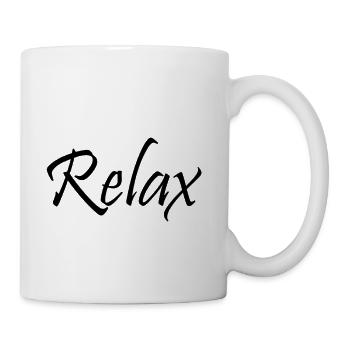 Just relax - Coffee/Tea Mug - white - Right