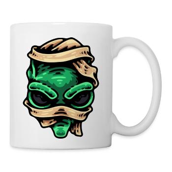 Alien Mummy - Coffee/Tea Mug - white - Right