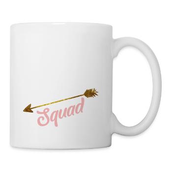 Cool Social Work Squad Funny Humanitarian Team - Coffee/Tea Mug - white - Right