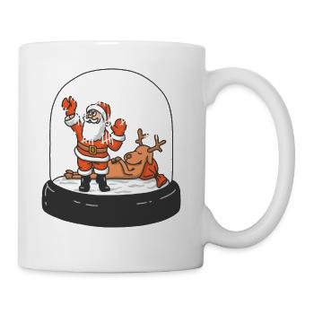 Santa In The Ball - Coffee/Tea Mug - white - Right
