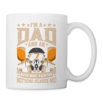 Funny Auto Body Painter Car Painter automotive - Coffee/Tea Mug - white - Right