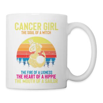 Hilarious Astrology Cancer Star Sign - Coffee/Tea Mug - white - Right