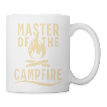 Master Of The Campfire - Coffee/Tea Mug - white - Right