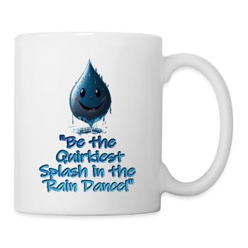 goutte de pluie - Tasse - blanc - Droite