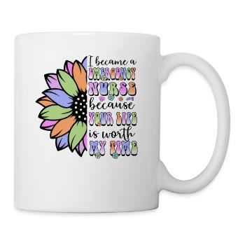 Emergency Nurse i became - Coffee/Tea Mug - white - Right