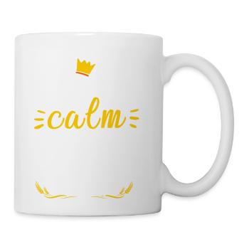 Keep Calm And Spaghetti Clamp - Coffee/Tea Mug - white - Right