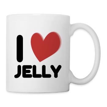 I Love Jelly - Coffee/Tea Mug - white - Right