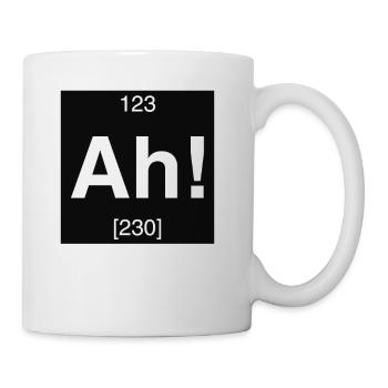 Ah The element of surprise - Coffee/Tea Mug - white - Right