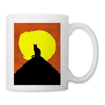 Cat And Sun - Coffee/Tea Mug - white - Right