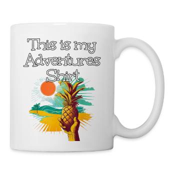 This Adventures Clothes Pineapple - Coffee/Tea Mug - white - Right