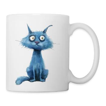 Funny Cat - Coffee/Tea Mug - white - Right